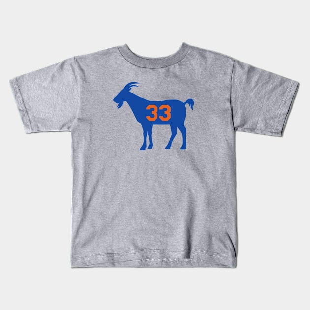 NY GOAT - 33 - Orange Kids T-Shirt by KFig21